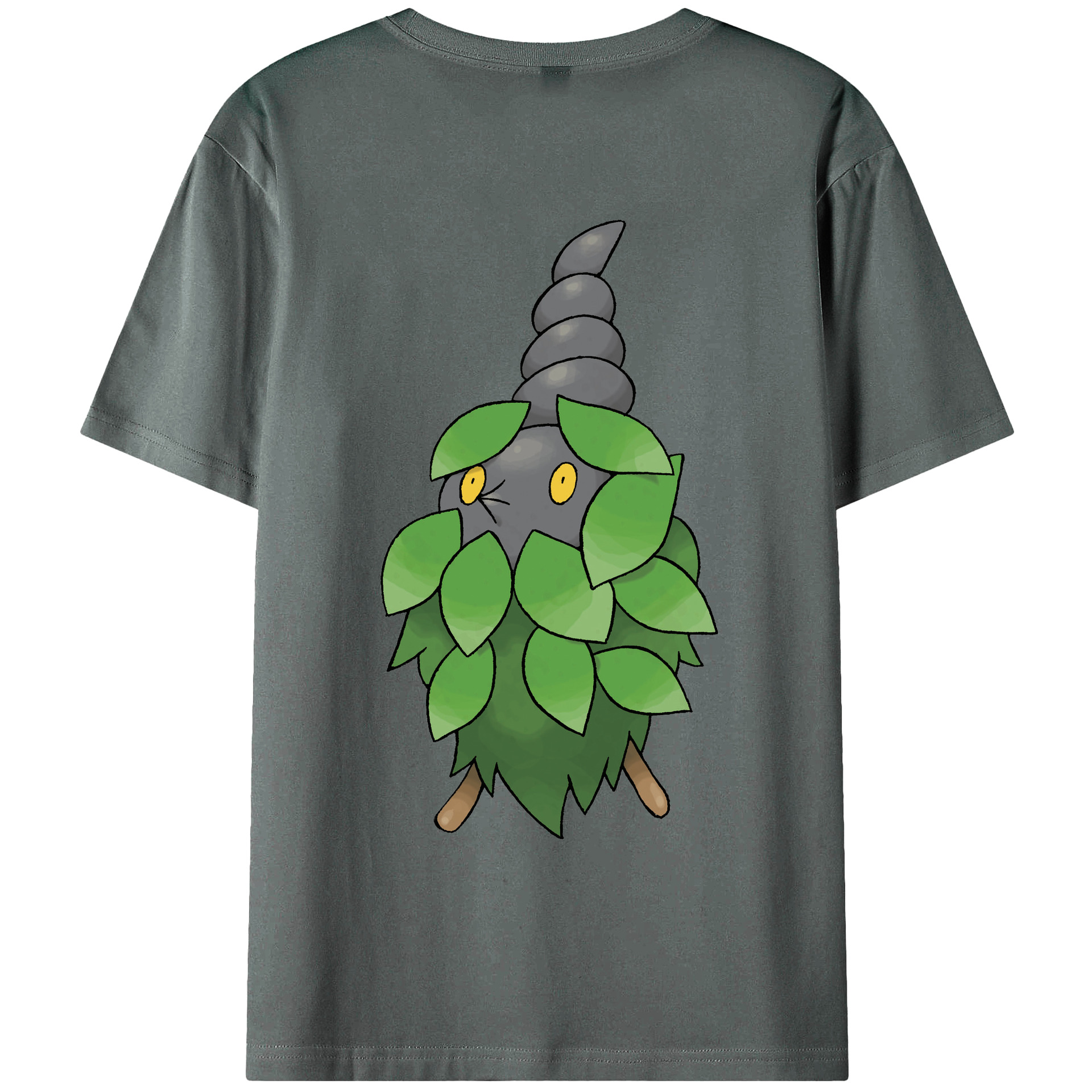 （画像用） ポケットモンスター Pokémon 綿100％ メンズ半袖Tシャツ（バックプリント） 通気性